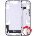 Apple iPhone 14 Middle Frame with Small Parts (No Charger Flex) - Purple Pulled B