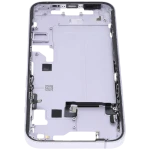Apple iPhone 14 Middle Frame with Small Parts (No Charger Flex) - Purple Pulled B