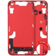 Apple iPhone 14 Middle Frame with Small Parts (No Charger Flex) - Red Pulled C