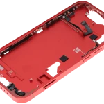 Apple iPhone 14 Middle Frame with Small Parts (No Charger Flex) - Red Pulled C