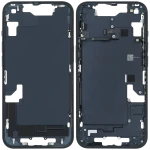 Apple iPhone 14 Middle Frame with Small Parts (No Charger Flex) - Midnight Pulled C