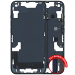 Apple iPhone 14 Middle Frame with Small Parts (No Charger Flex) - Midnight Pulled C