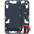 Apple iPhone 14 Middle Frame with Small Parts (No Charger Flex) - Midnight Pulled C