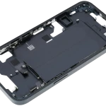 Apple iPhone 14 Middle Frame with Small Parts (No Charger Flex) - Midnight Pulled C