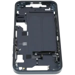 Apple iPhone 14 Middle Frame with Small Parts (No Charger Flex) - Midnight Pulled C