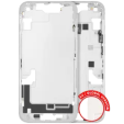 Apple iPhone 14 Middle Frame with Small Parts (No Charger Flex) - Starlight Pulled B