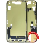 Apple iPhone 14 Middle Frame with Small Parts - Yellow Pulled B