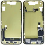 Apple iPhone 14 Middle Frame with Small Parts - Yellow Pulled B