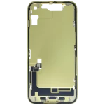 Apple iPhone 14 Middle Frame with Small Parts - Yellow Pulled B