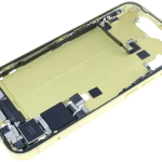 Apple iPhone 14 Middle Frame with Small Parts - Yellow Pulled B