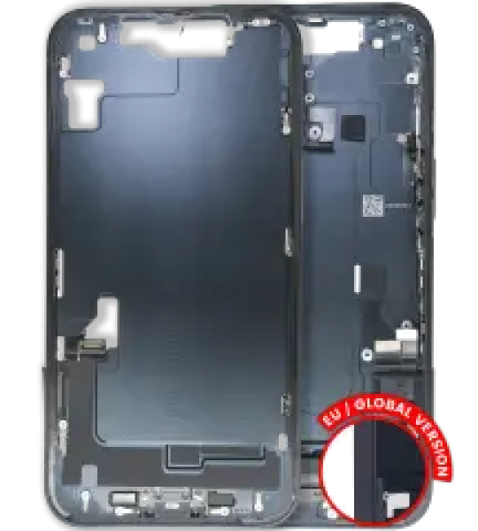 Apple iPhone 14 Middle Frame with Small Parts - Midnight Pulled B