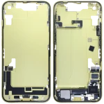 Apple iPhone 14 Middle Frame with Small Parts - Yellow Pulled C