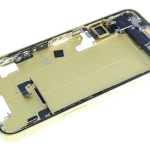 Apple iPhone 14 Middle Frame with Small Parts - Yellow Pulled C