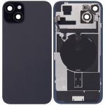 Apple iPhone 15 Plus Back Cover with Magnet Bazel incl NFC and Flash Flex - Black Pulled A
