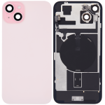 Apple iPhone 15 Plus Back Cover with Magnet Bazel incl NFC and Flash Flex - Pink Pulled A