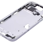 Apple iPhone 15 Plus Middle Frame with Small Parts (No Charger Flex) - Blue AM Plus