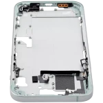 Apple iPhone 15 Plus Middle Frame with Small Parts (No Charger Flex) - Green AM Plus