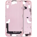 Apple iPhone 15 Plus Middle Frame with Small Parts (No Charger Flex) - Pink AM Plus