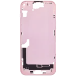 Apple iPhone 15 Plus Middle Frame with Small Parts (No Charger Flex) - Pink AM Plus