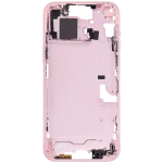 Apple iPhone 15 Plus Middle Frame with Small Parts (No Charger Flex) - Pink AM Plus