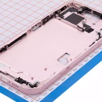 Apple iPhone 15 Plus Middle Frame with Small Parts (No Charger Flex) - Pink AM Plus