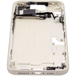 Apple iPhone 15 Plus Middle Frame with Small Parts (No Charger Flex) - Yellow AM Plus