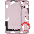 Apple iPhone 15 Plus Middle Frame with Small Parts (No Charger Flex) - Pink Pulled A
