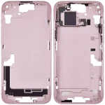 Apple iPhone 15 Plus Middle Frame with Small Parts (No Charger Flex) - Pink Pulled A