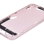 Apple iPhone 15 Plus Middle Frame with Small Parts (No Charger Flex) - Pink Pulled A