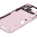 Apple iPhone 15 Plus Middle Frame with Small Parts (No Charger Flex) - Pink Pulled A