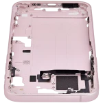 Apple iPhone 15 Plus Middle Frame with Small Parts (No Charger Flex) - Pink Pulled A