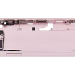 Apple iPhone 15 Plus Middle Frame with Small Parts (No Charger Flex) - Pink Pulled A
