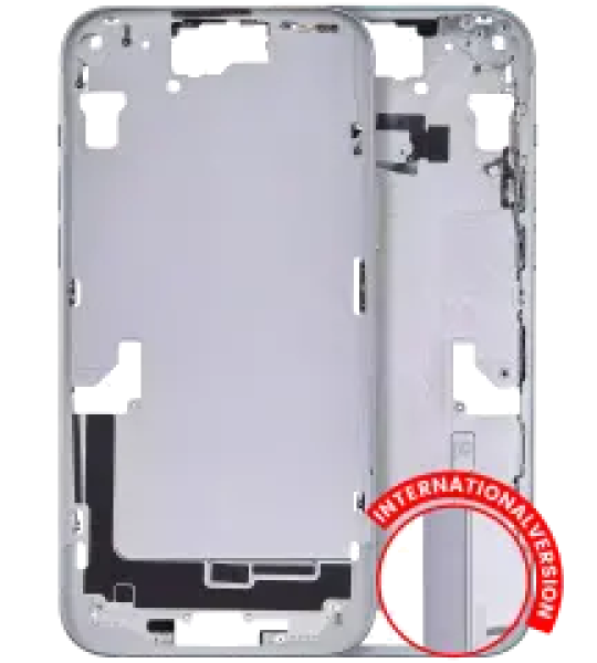 Apple iPhone 15 Plus Middle Frame with Small Parts (No Charger Flex) - Blue AM Plus