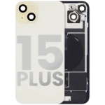 Apple iPhone 15 Plus Back Cover with Magnet Bazel incl NFC and Flash Flex - Yellow Pulled A