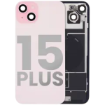 Apple iPhone 15 Plus Back Cover with Magnet Bazel incl NFC and Flash Flex - Pink Pulled A