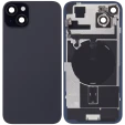 Apple iPhone 15 Plus Back Cover with Magnet Bazel incl NFC and Flash Flex - Black Pulled C