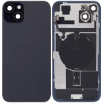 Apple iPhone 15 Plus Back Cover with Magnet Bazel incl NFC and Flash Flex - Black Pulled C