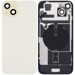 Apple iPhone 15 Plus Back Cover with Magnet Bazel incl NFC and Flash Flex - Yellow Pulled C