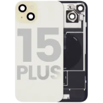 Apple iPhone 15 Plus Back Cover with Magnet Bazel incl NFC and Flash Flex - Yellow Pulled C