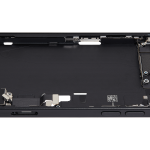 Apple iPhone 15 Plus Middle Frame with Small Parts - Black Pulled B