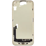 Apple iPhone 15 Plus Middle Frame with Small Parts - Yellow Pulled B