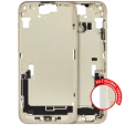 Apple iPhone 15 Plus Middle Frame with Small Parts - Yellow Pulled B