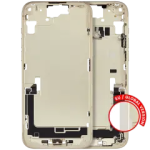 Apple iPhone 15 Plus Middle Frame with Small Parts - Yellow Pulled B