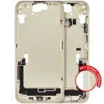 Apple iPhone 15 Plus Middle Frame with Small Parts - Yellow Pulled B