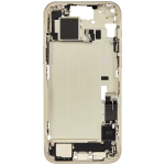 Apple iPhone 15 Plus Middle Frame with Small Parts - Yellow Pulled B