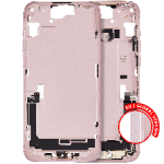 Apple iPhone 15 Plus Middle Frame with Small Parts - Pink Pulled B