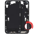 Apple iPhone 15 Plus Middle Frame with Small Parts - Black Pulled C
