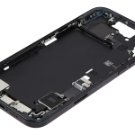 Apple iPhone 15 Plus Middle Frame with Small Parts - Black Pulled C