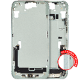 Apple iPhone 15 Plus Middle Frame with Small Parts - Green Pulled C