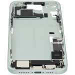 Apple iPhone 15 Plus Middle Frame with Small Parts - Green Pulled C